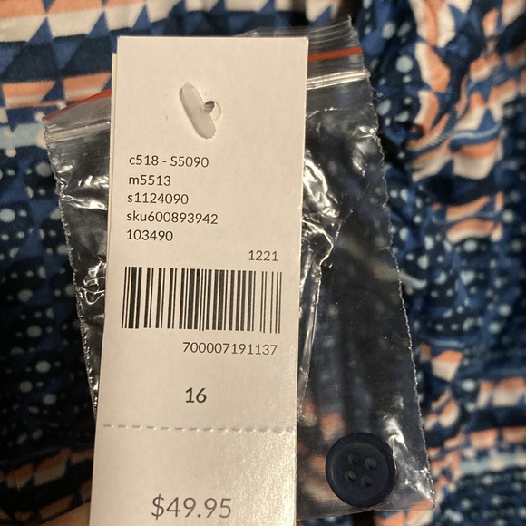 BNWT Lane Bryant peplum top/blouse size 16 - Picture 3 of 4